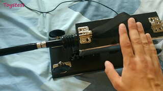 Amatør Første Gang Sex Machine testing